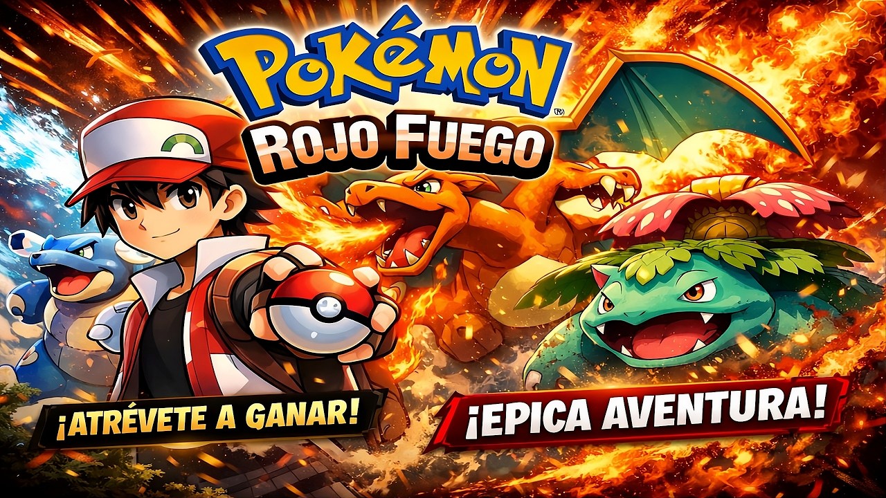 Pokémon Rojo Fuego 🔥 Gameplay Español | Aventura en Kanto! #6