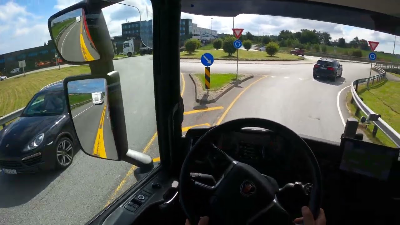 #POV Truck Driving Scania R500 4K - Norway Stavanger