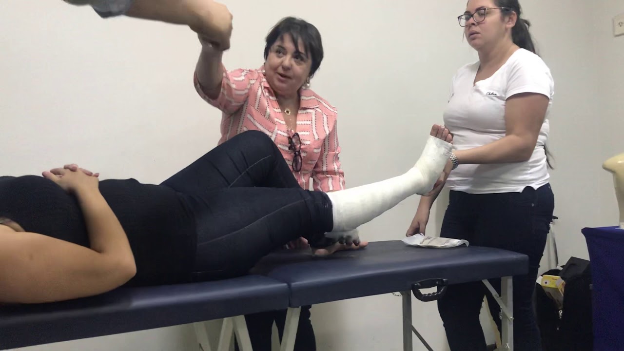 Terapia para úlcera venosa, utilizando a bota de unna