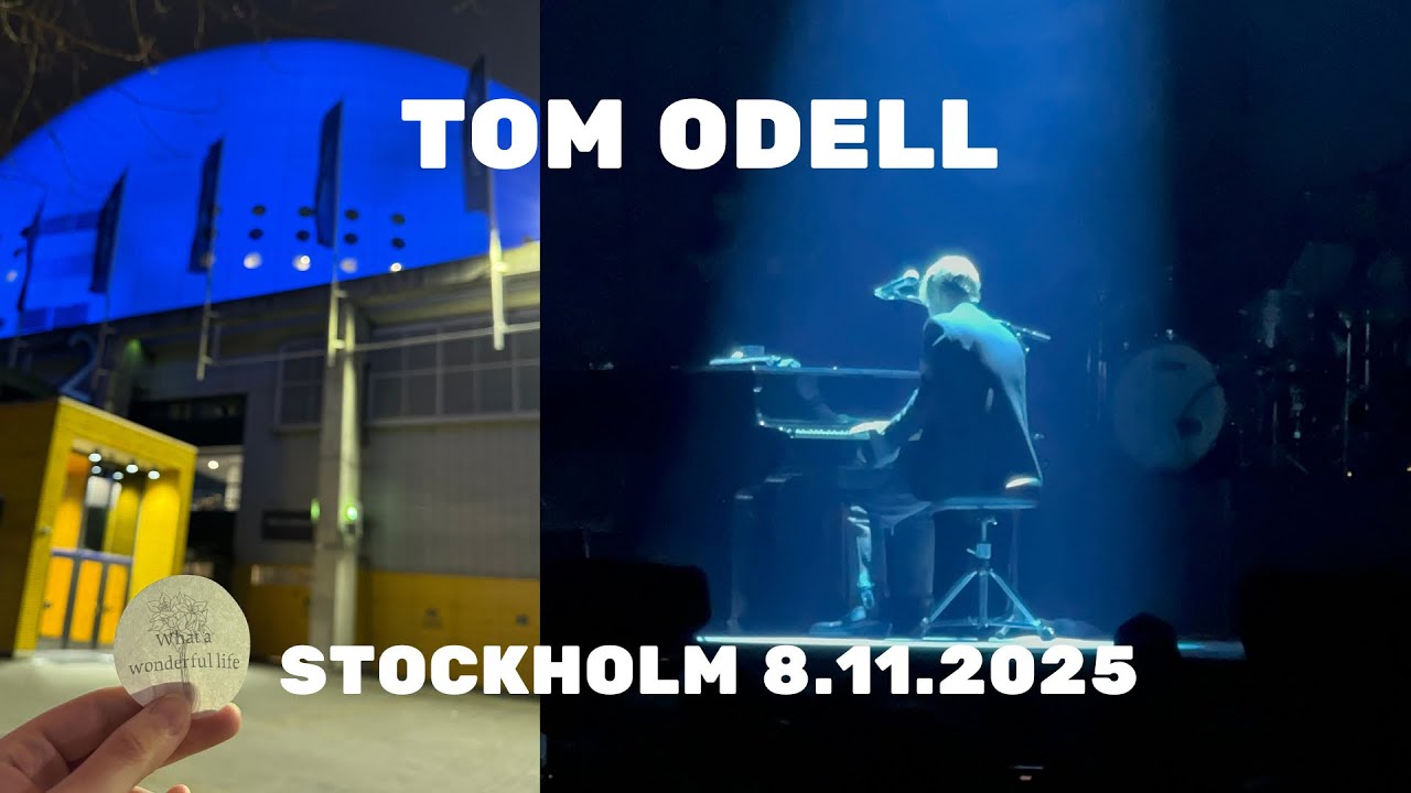 Tom Odell - FULL LIVE | 8.11.2025 Avicii Arena, Stockholm, Sweden | Wonderful life Tour