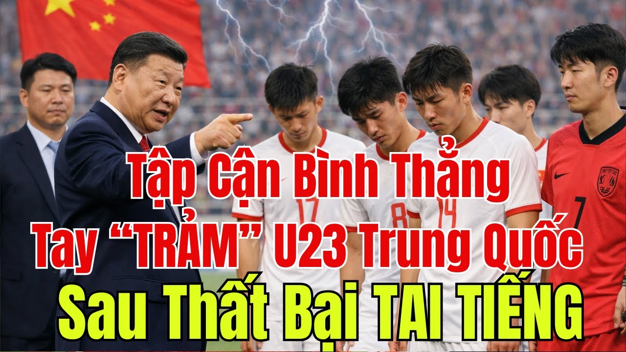SỐC TOÀN CHÂU Á: Tập Cận Bình Thẳng Tay “TRẢM” U23 Trung Quốc Sau Thất Bại TAI TIẾNG