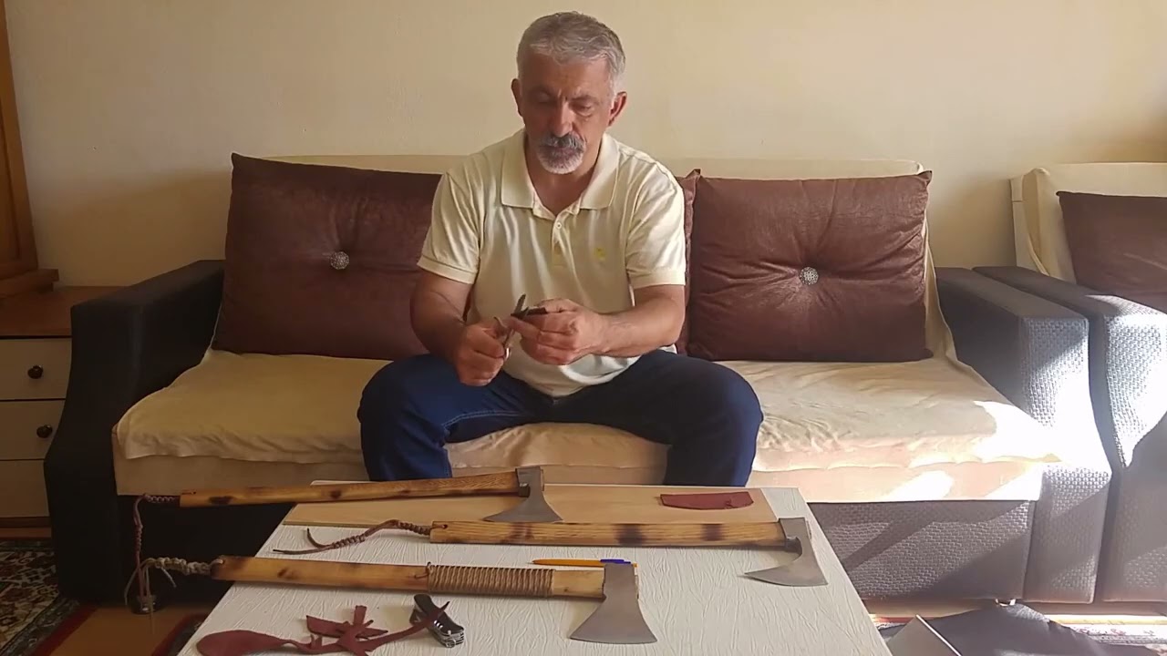 UCUZ ve BASİT ama ÇOK SAĞLAM BALTA KILIFLARI YAPALIM           (Bkz. Açıklama)