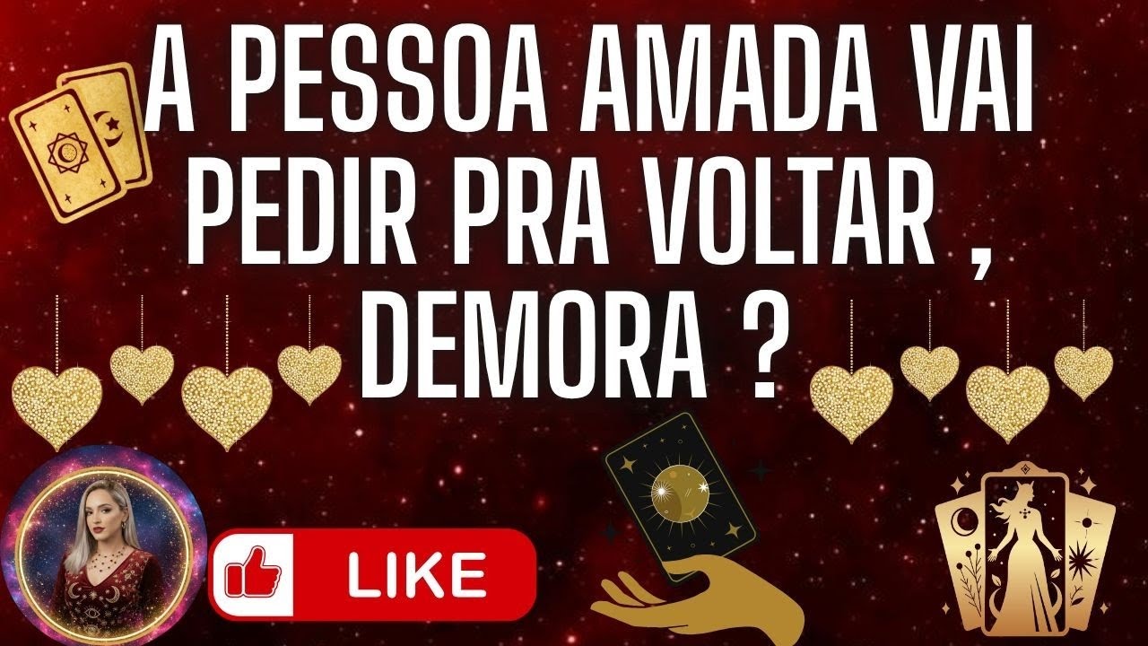 🪄♥️A PESSOA AMADA VAI PEDIR PRA VOLTAR , DEMORA ⁉️🔮 TATOT RESPONDE , AMOR RECONCILIAÇÃO 