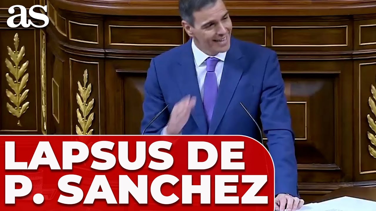 El LAPSUS GRAMATICAL de PEDRO SÁNCHEZ en el CONGRESO