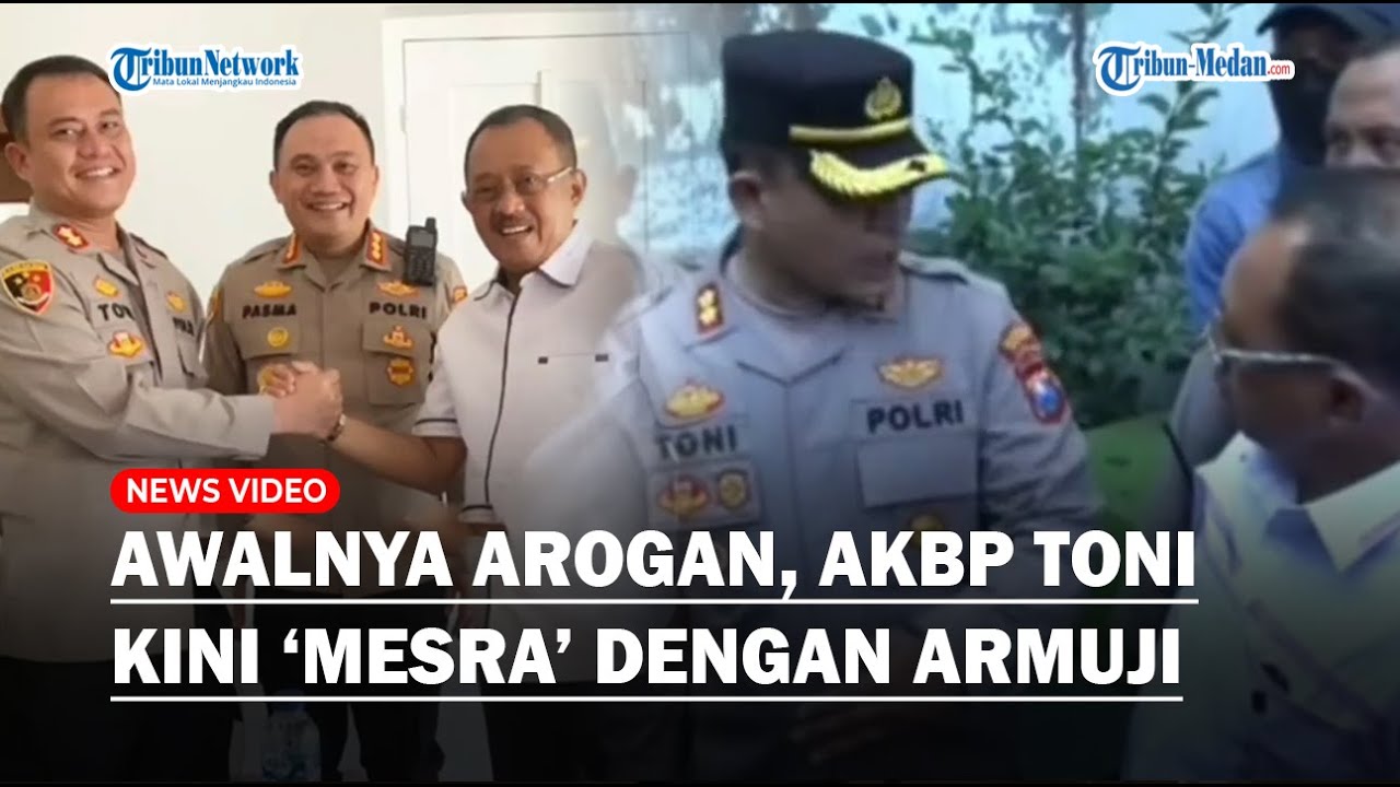 AWALNYA AROGAN Bentak Wakil Wali Kota Surabaya, AKBP Toni Minta Maaf & 'Mesra' dengan Armuji!