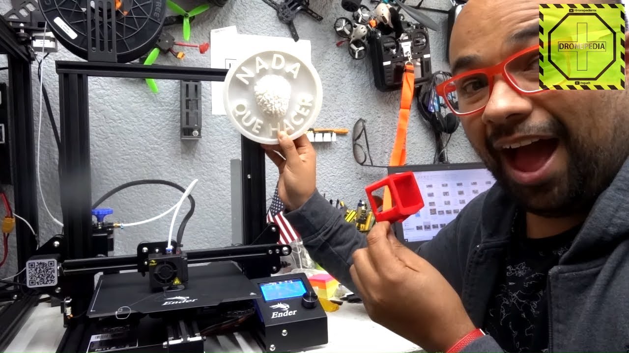 La impresora ideal para empezar Ender 3 pro imprime flexibles para tu drone sin problemas DRONEPEDIA