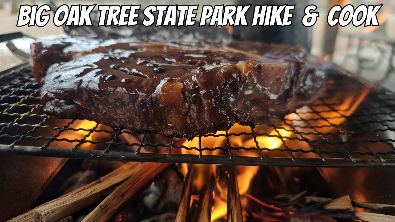 Big Oak Tree State Park Hike and Backpack BBQ Grill