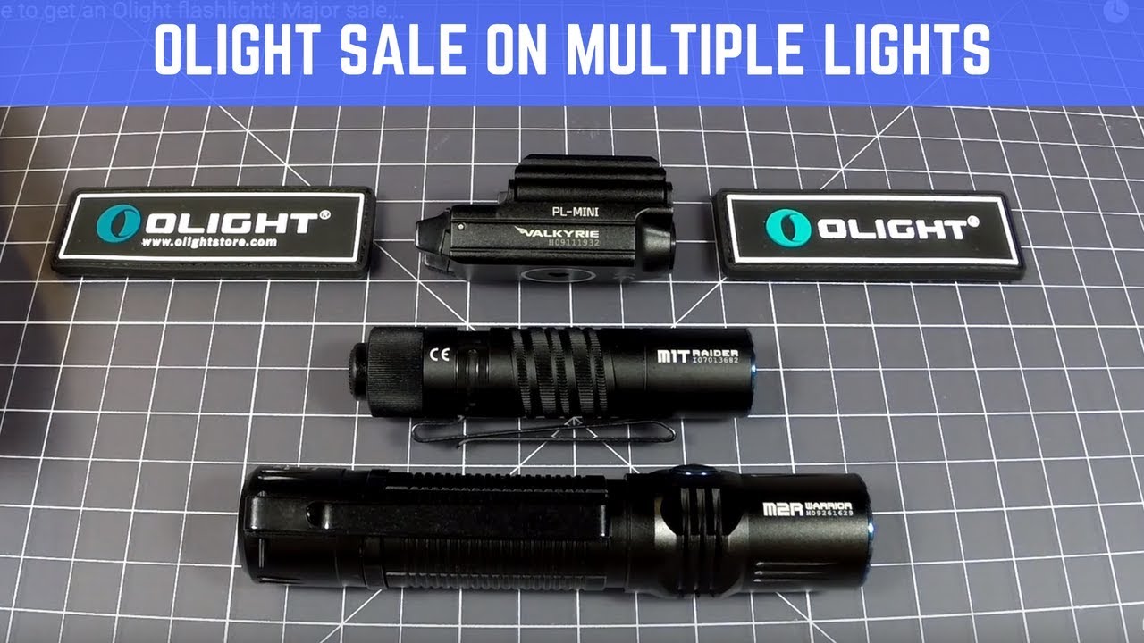 Best time to get an Olight flashlight! Major sale...