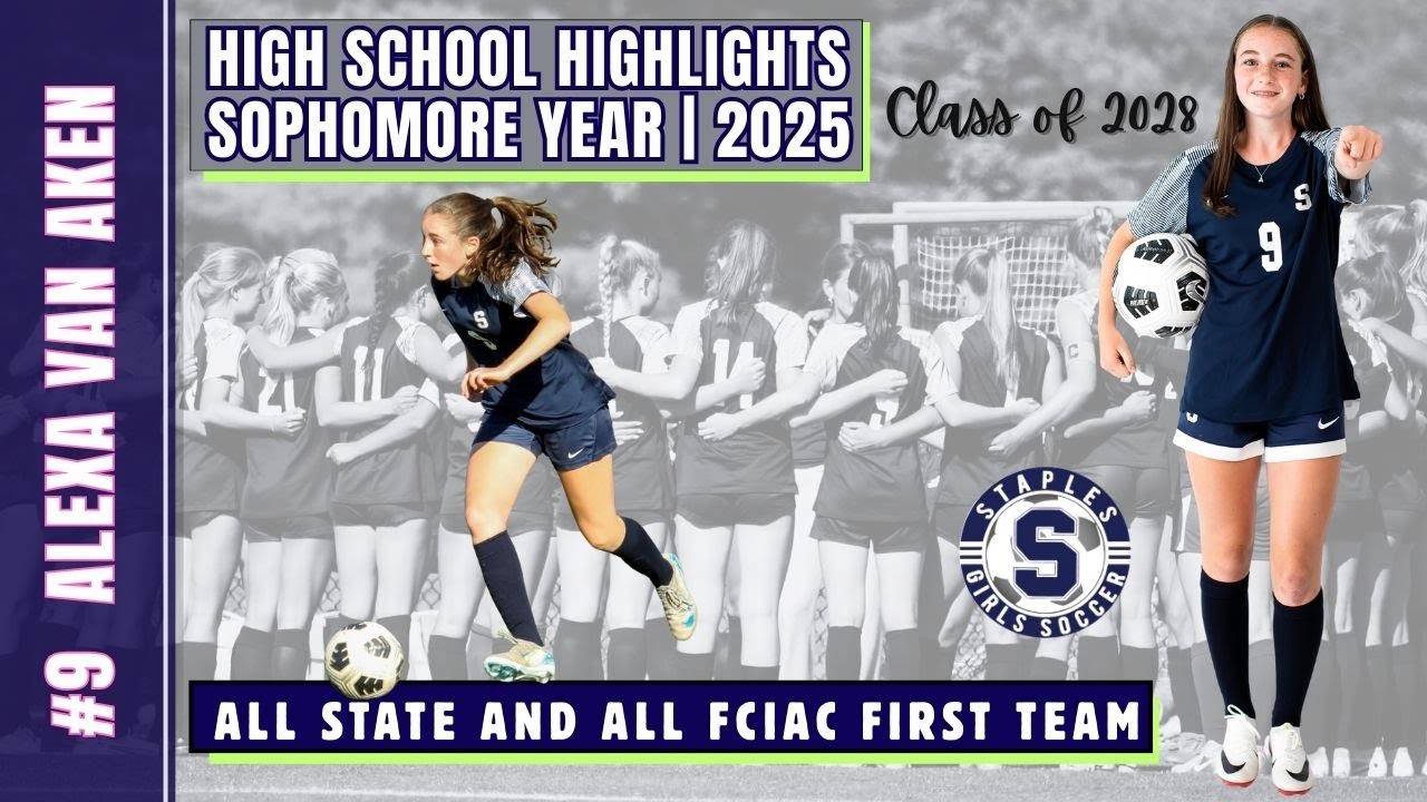 Alexa Van Aken Sophomore Year High School Season Highlights 2025 | Position: Center Midfielder