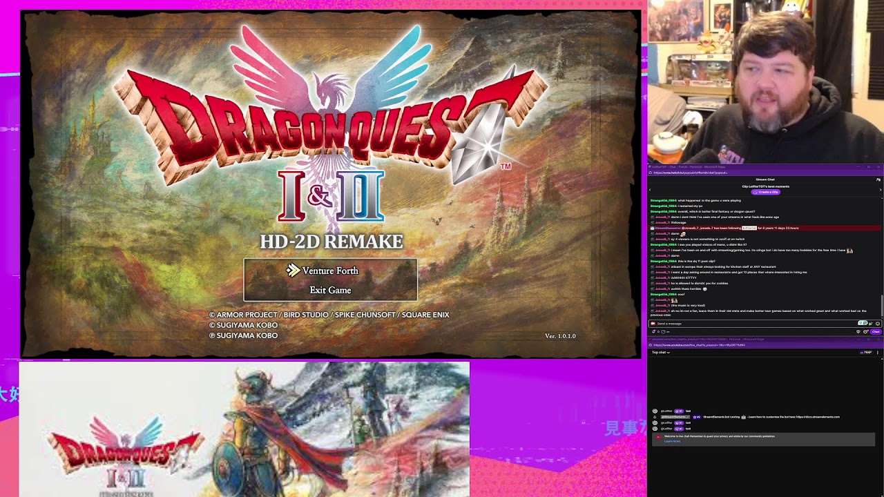 Come chat while I finish the Dragon Quest 2 Remake