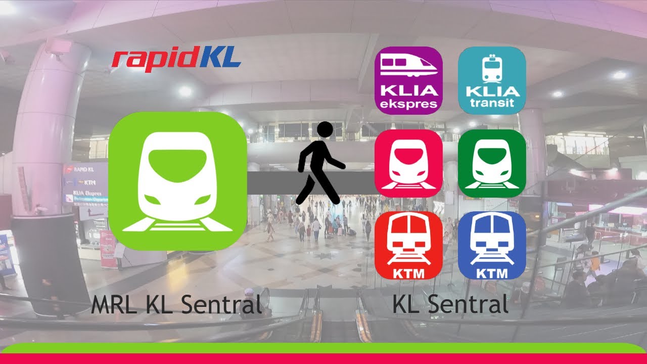 How to walk from KL Monorail station to KL Sentral