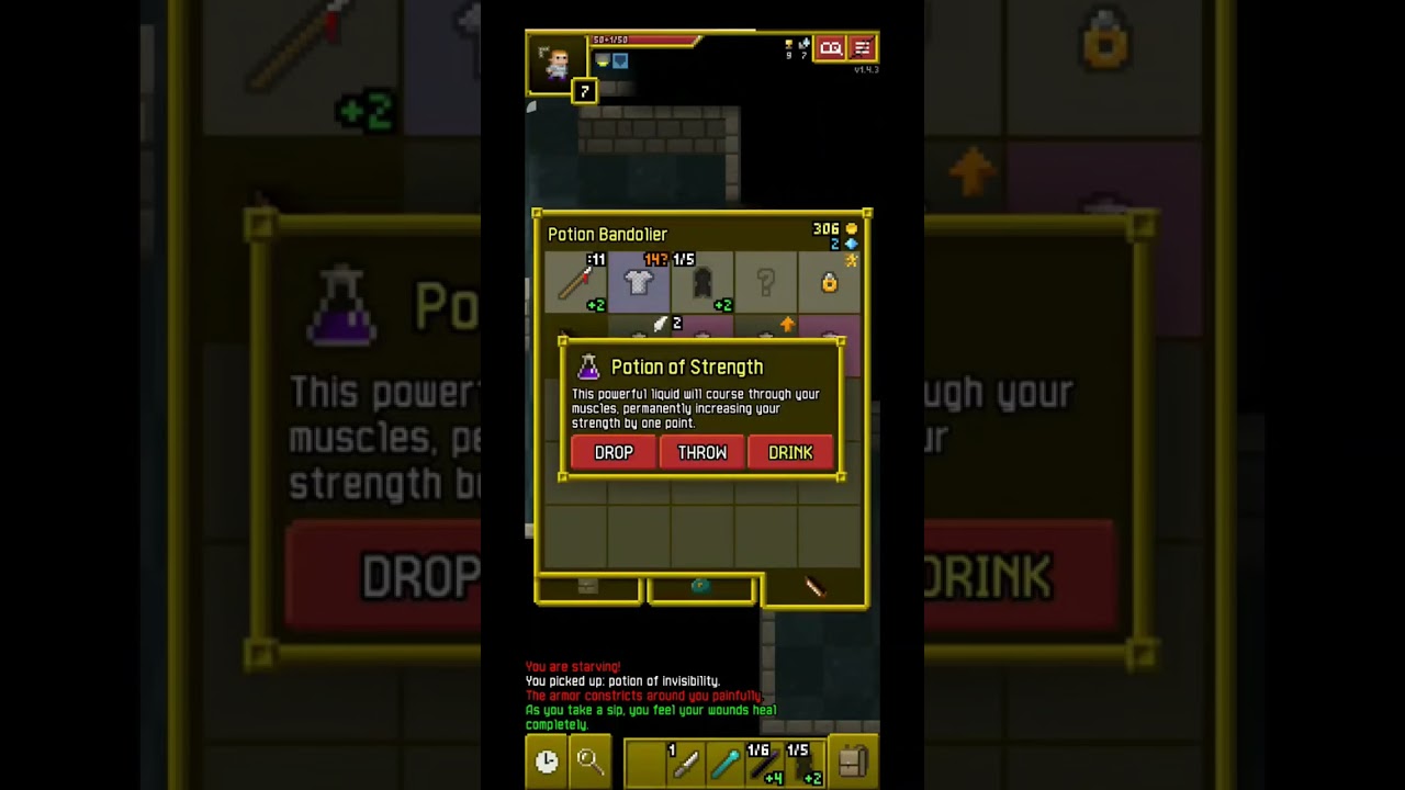 Shattered Pixel Dungeon 9-challenge speedrun