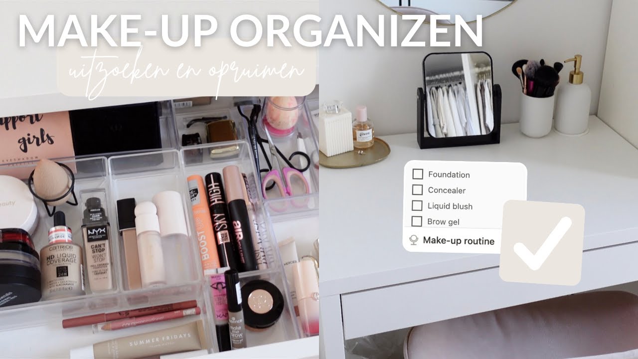 MAKE-UP STASH UITZOEKEN + ORGANIZEN | Spring Cleaning 2023 | Julia Verbij