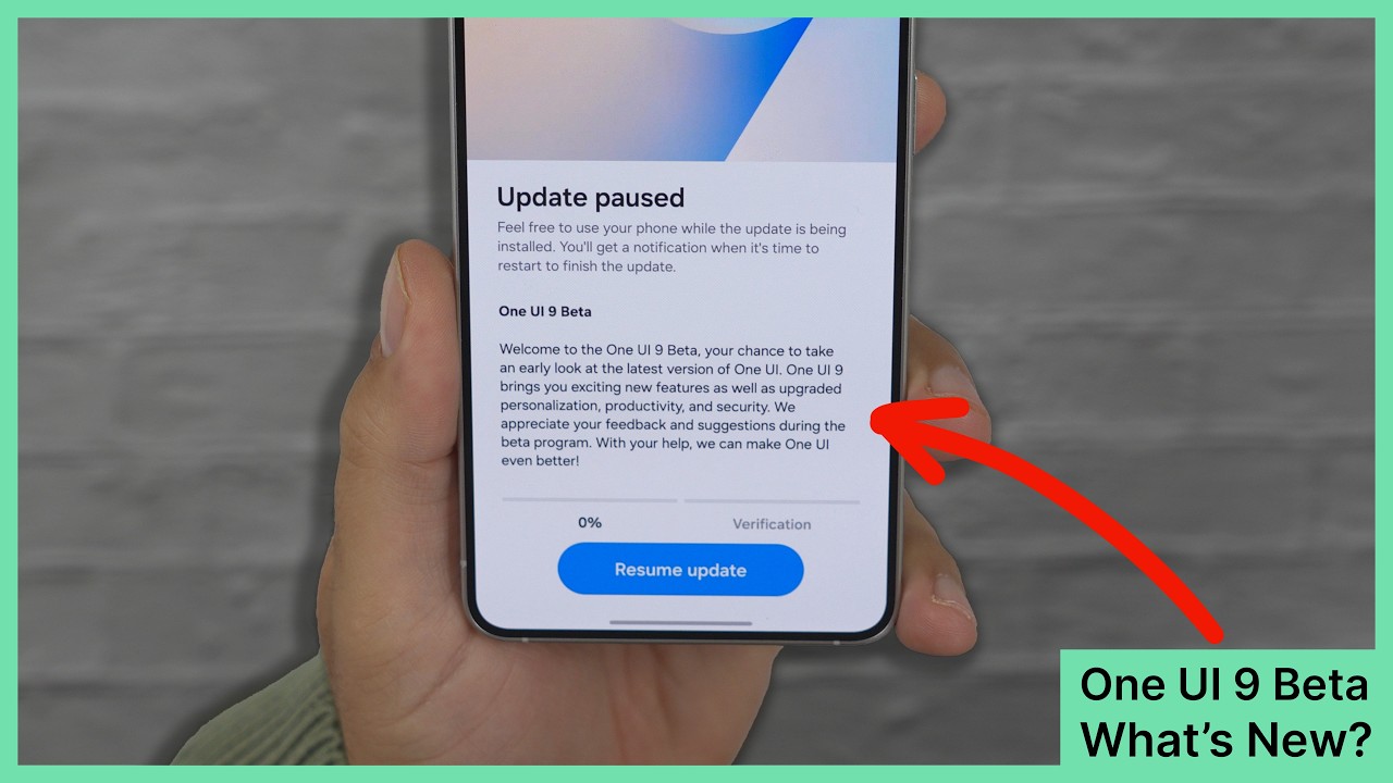 Бета-версия One UI 9 официально вышла!