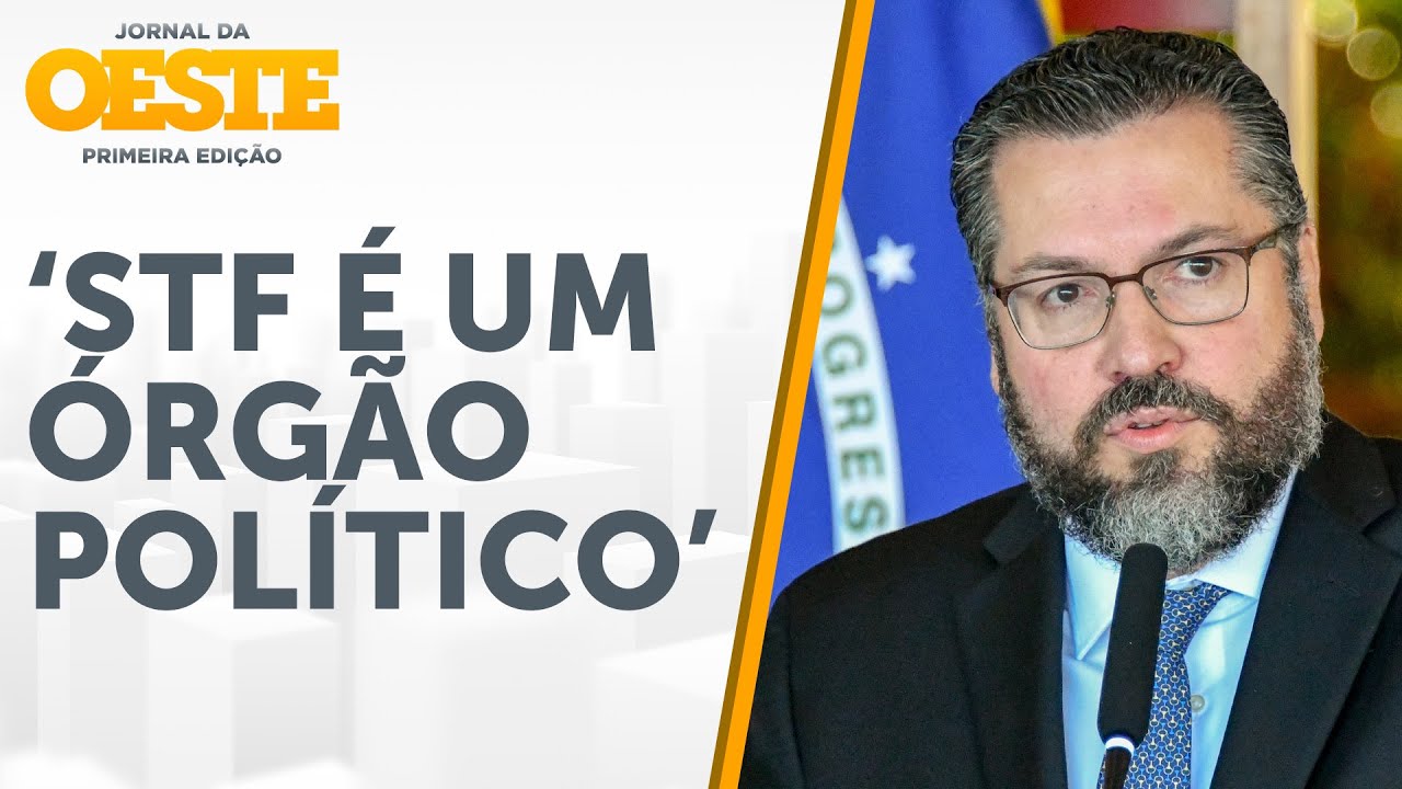 Ex-chanceler Ernesto Araújo: ‘STF tornou-se uma 3ª Casa Legislativa’