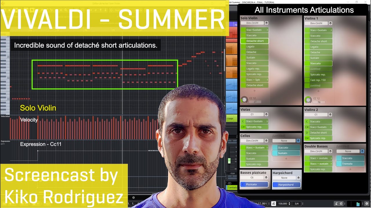 Vivaldi: Summer, with SYNCHRON-ized Special Editions Volume 1 & 1 Plus, by Kiko Rodriguez