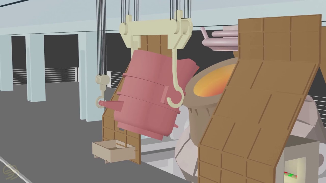 BOF Steel Making 3d animation