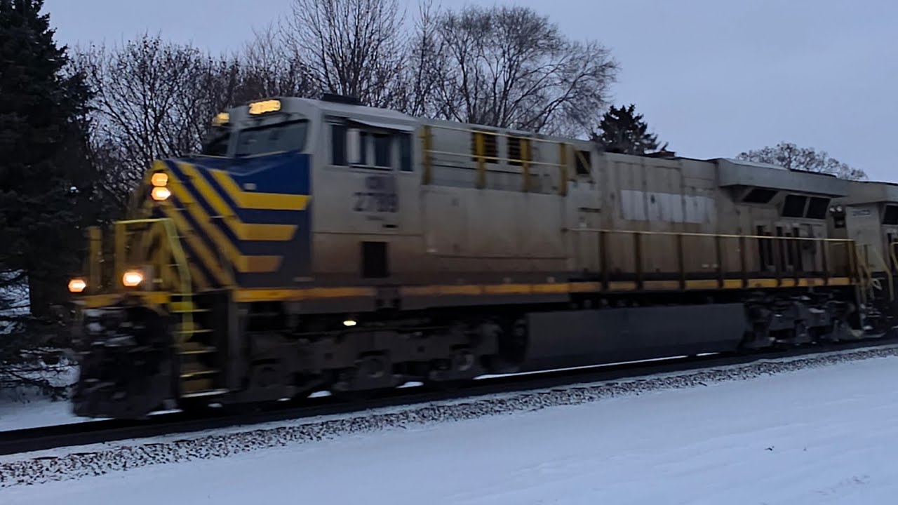 Canadian national westbound M399 2789+3923 Bancroft Michigan January 28 2026