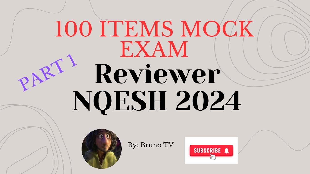 NQESH 2024 Topic: 100 items MOCK EXAM
