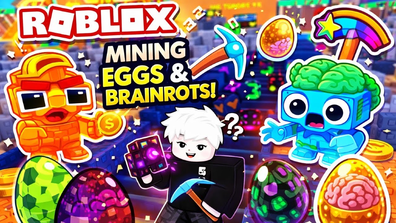 AKHIRNYA AKU MEMILIKI BANYAK SECRET BRAINSROTS! MY MINING BRAINSROTS ROBLOX EPISODE 4