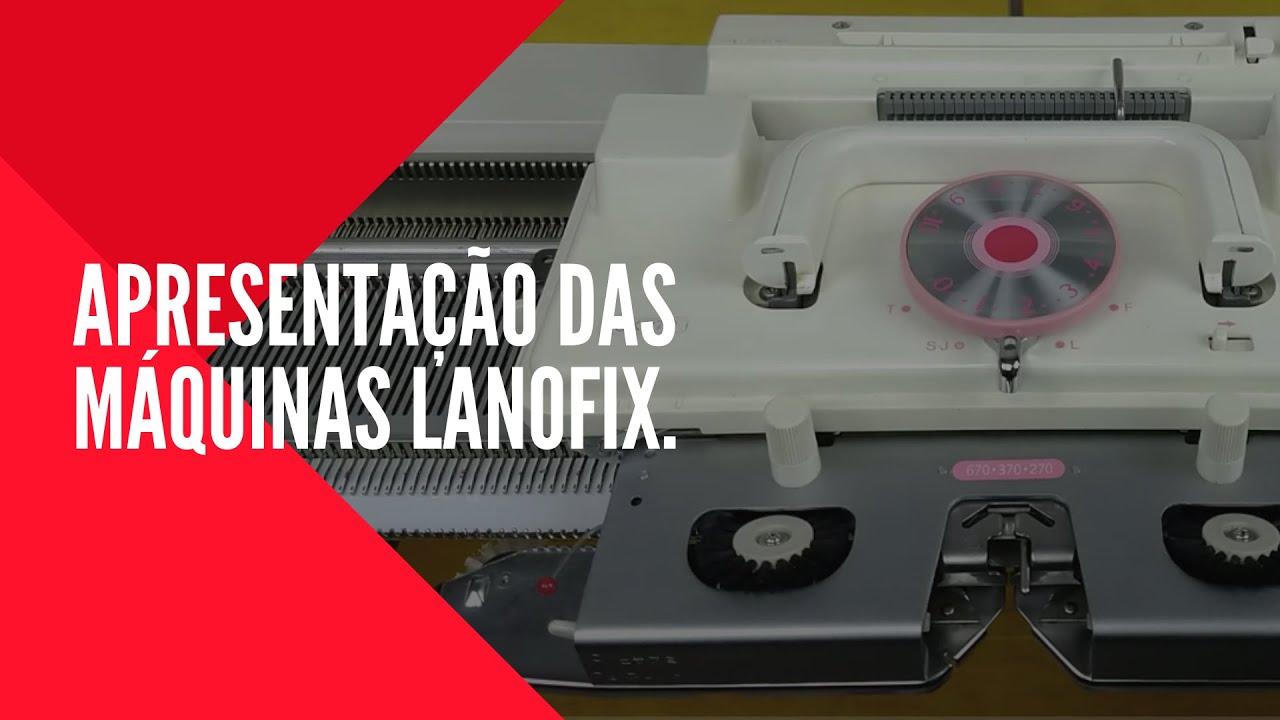 Tricô a Máquina - Apresentação das máquinas Lanofix ( ou Silver Reed) usando a minha favorita SK270.