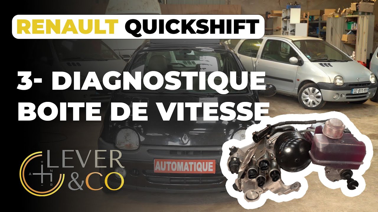 3- Comment diagnostiquer un problème de boîte de vitesse robotisée Renault quickshift automatique ?
