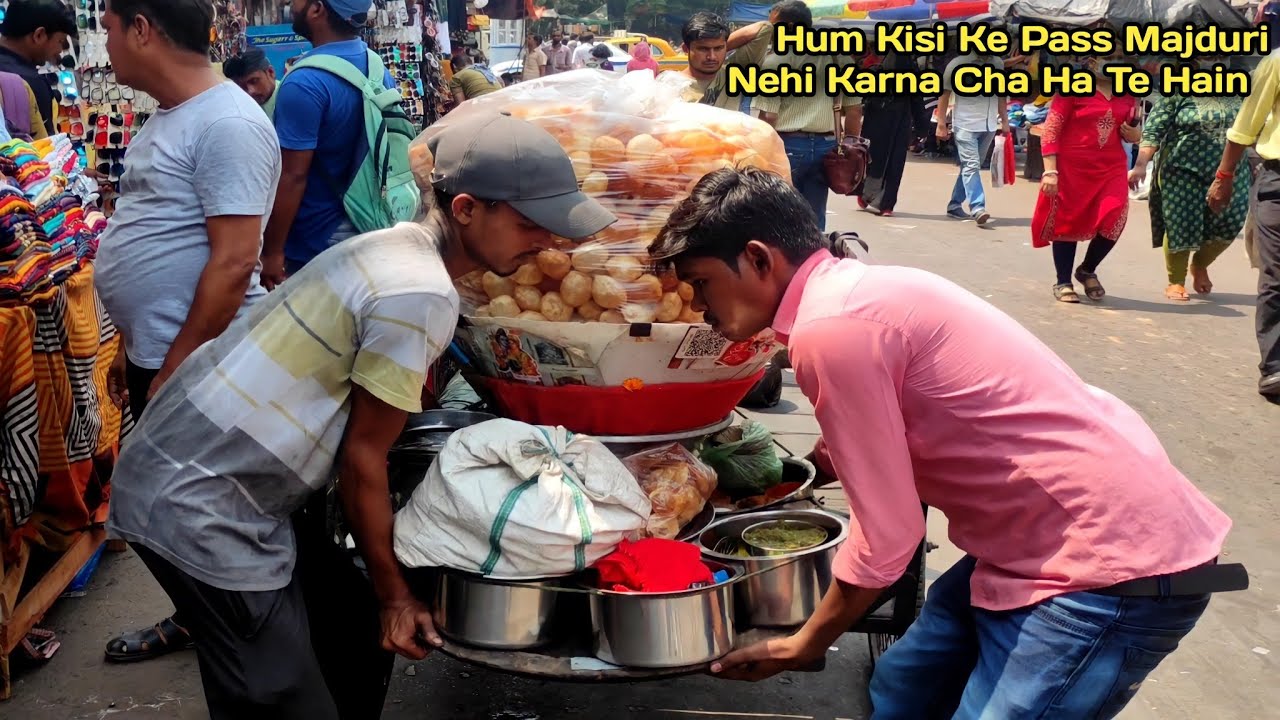 88 Years Old Kolkata's Famous  PUDINA JAL / MITHA JAL / JEERA JAL Fuchka - Bengali Street Food India