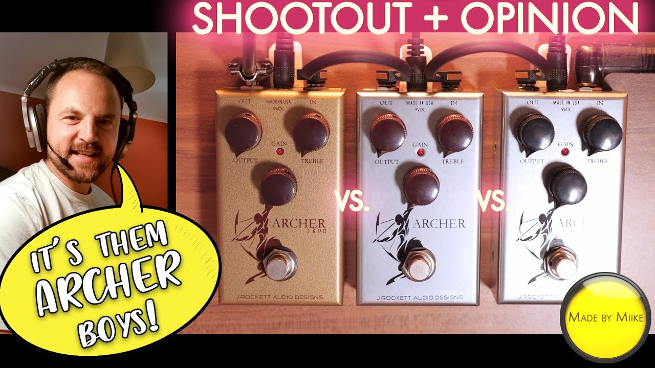 Перестрелка + Мнение: J. ROCKETT AUDIO DESIGNS ARCHER IKON против ARCHER против THE JEFF ARCHER (...
