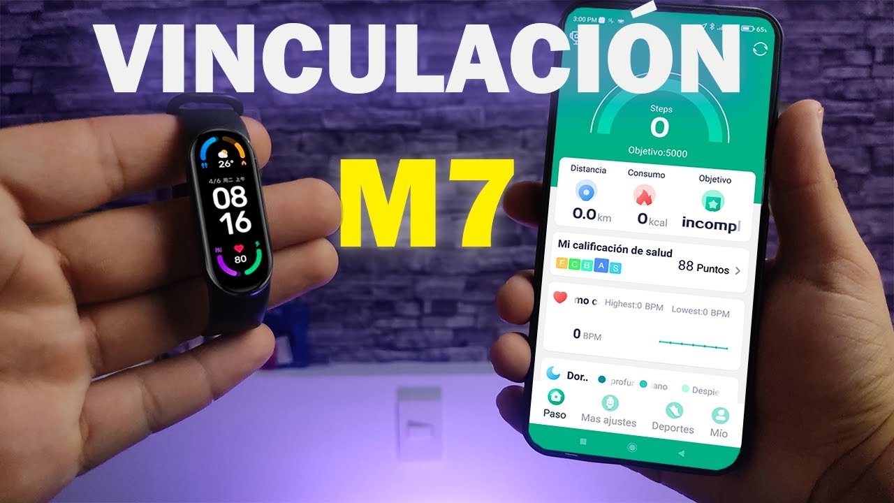 Vinculaci&oacute;n Smartband M7 | TUTORIAL EN ESPA&Ntilde;OL