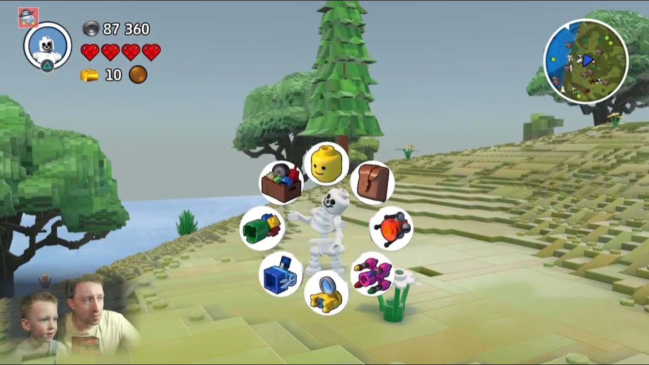Зеленые Человечки в LEGO WORLDS. Прохождение игры - оседлали КОРОВУ ищем СОКРОВИЩА. Жестянка
