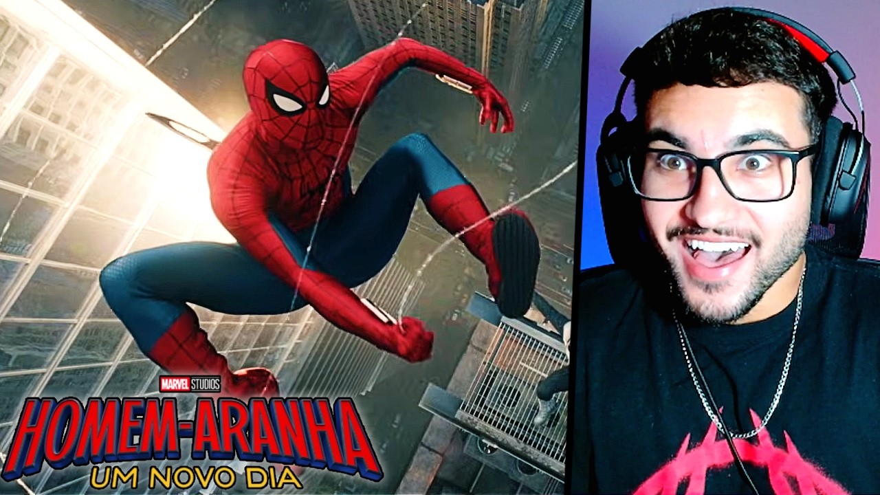 HOMEM ARANHA: UM NOVO DIA (TRAILER OFICIAL) - REACT