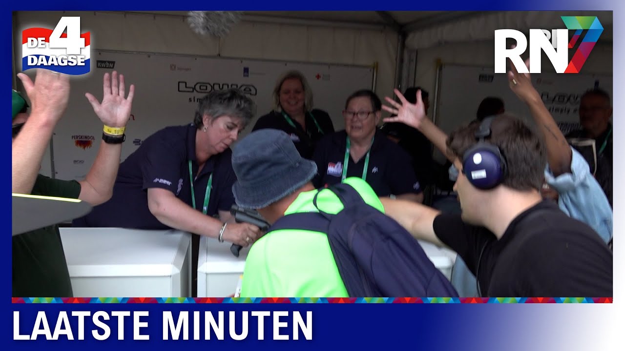 Dag 3: is deze dame nog op tijd binnen?  ||  4DAAGSE 2024