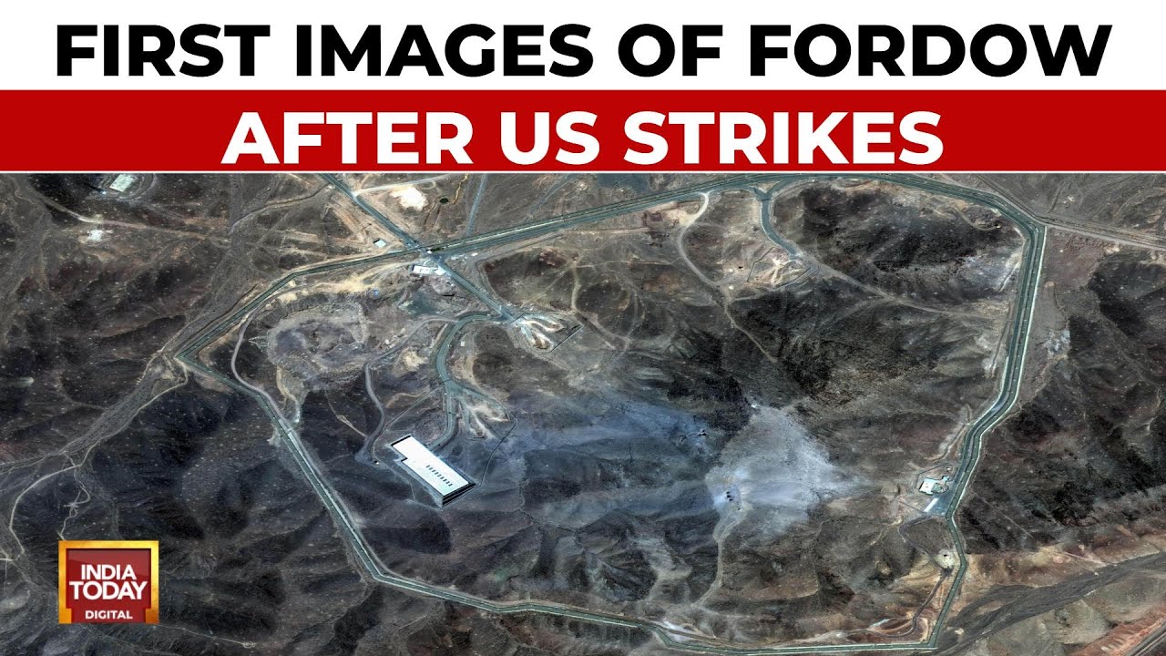 Exclusive Images Of Iran's Fordow Nuclear Facility After US Bunkerbuster Strikes | India Today