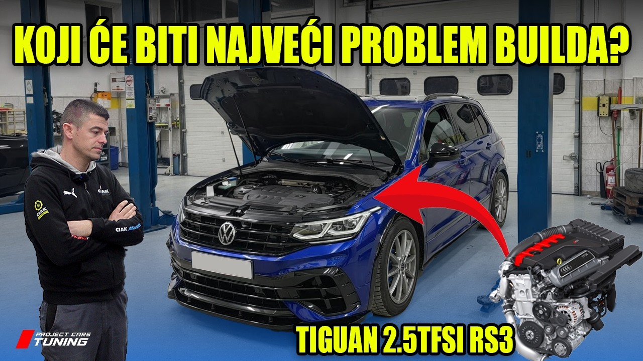 VW Tiguan R 2.5 TFSI RS3 motor *kreće project*