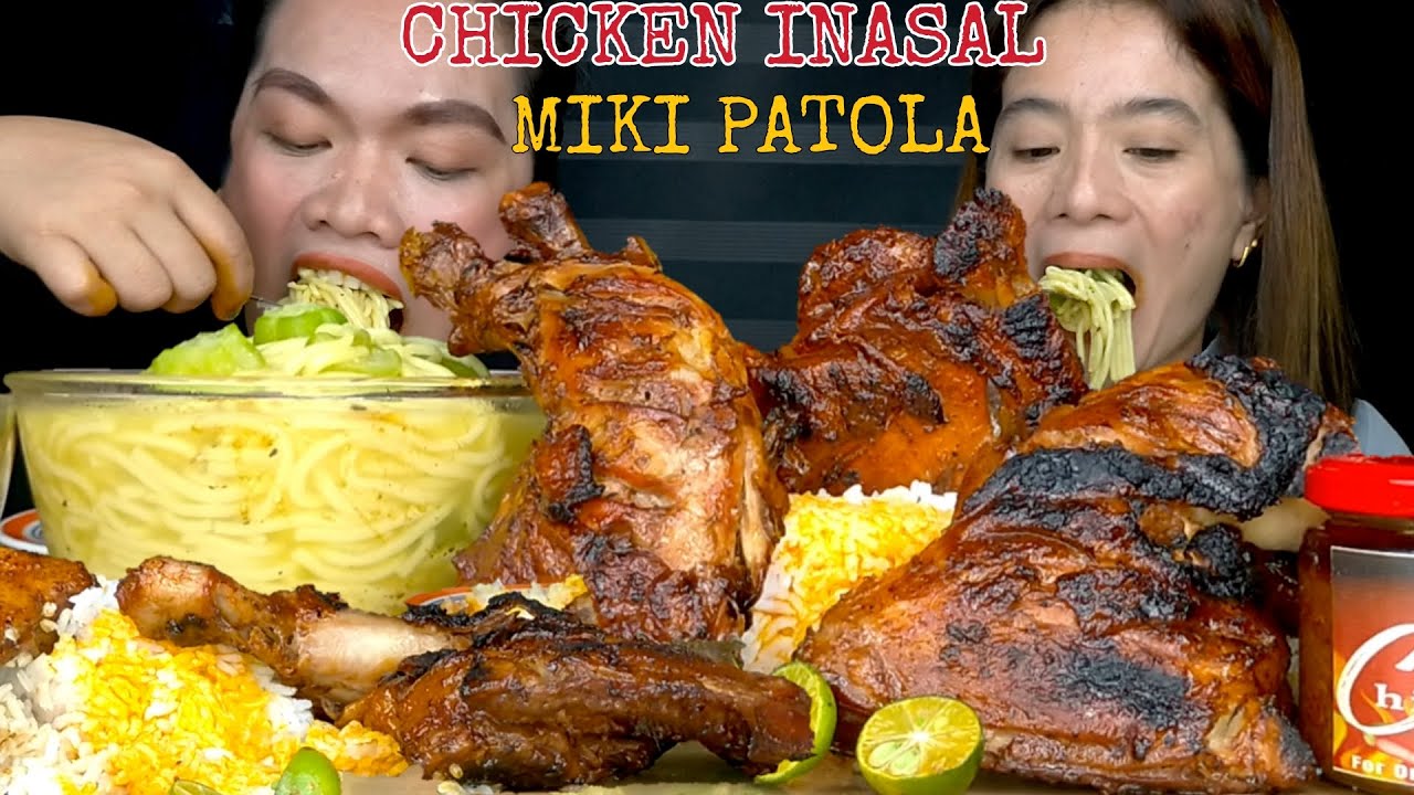 CHICKEN INASAL AT MIKI WITH PATOLA MUKBANG | FILIPINO FOOD MUKBANG | MUKBANG PHILIPPINES