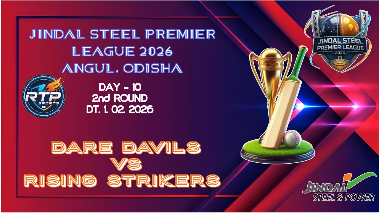 DAY 10 | JINDAL STEEL PREMIER LEAGUE 2026 | ANGUL ODISHA