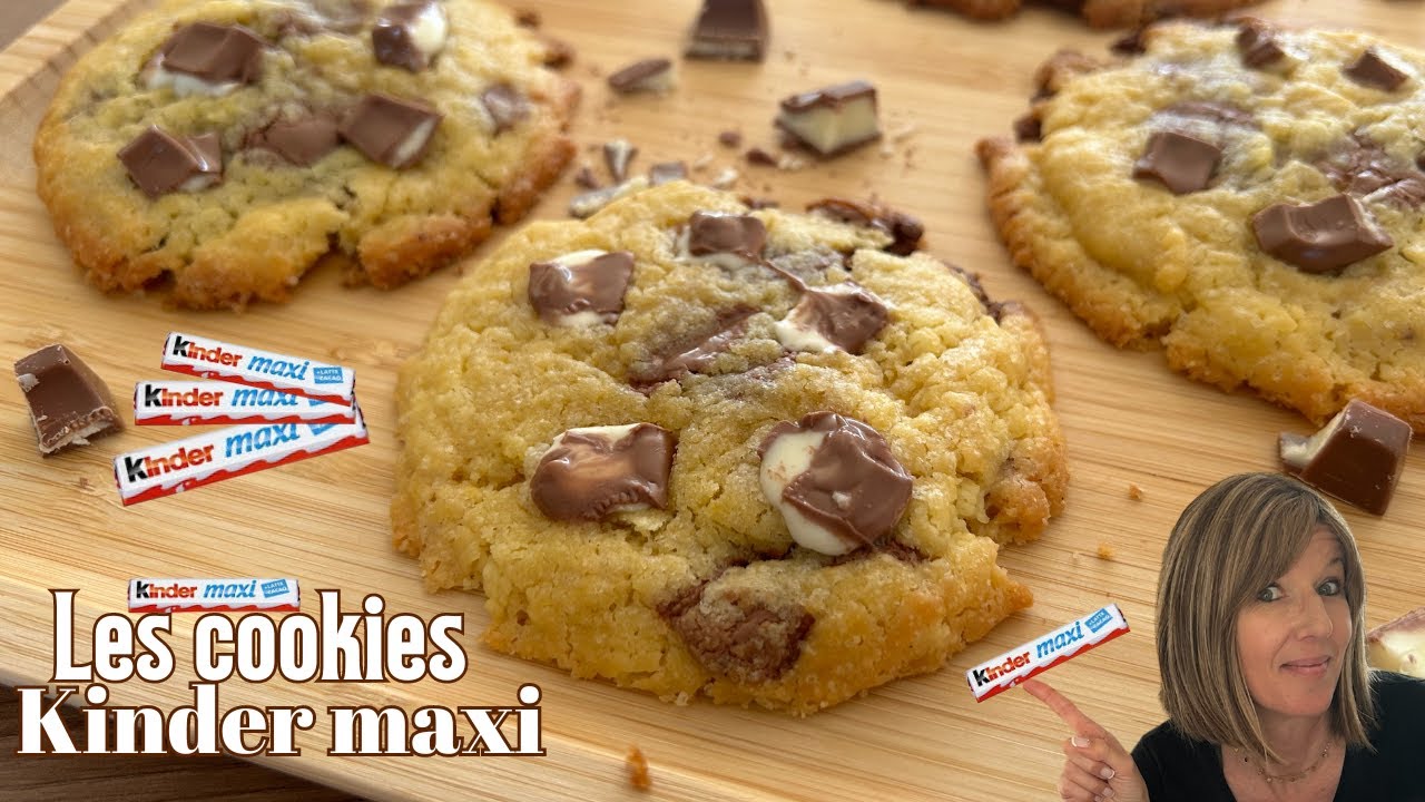 Cookies au kinder maxi