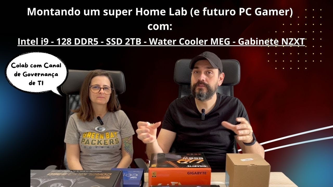 Montando um Super Computador Home Lab (futuro Gamer) - Intel Core i9 13900k - 128 GB Ram