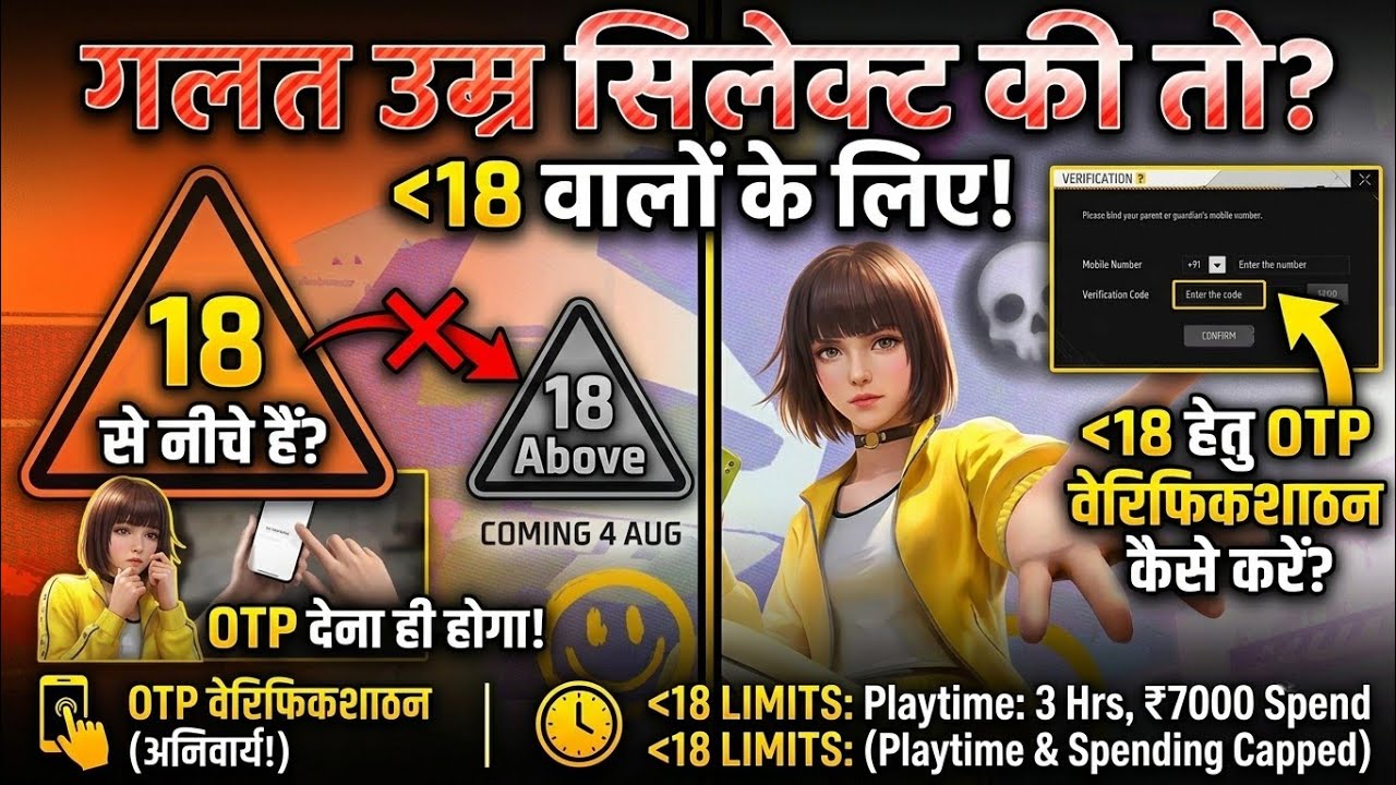 Play It Right Two Step Age Verification Update | 4 Aug Play It Right Otp Verification Kaise Karen