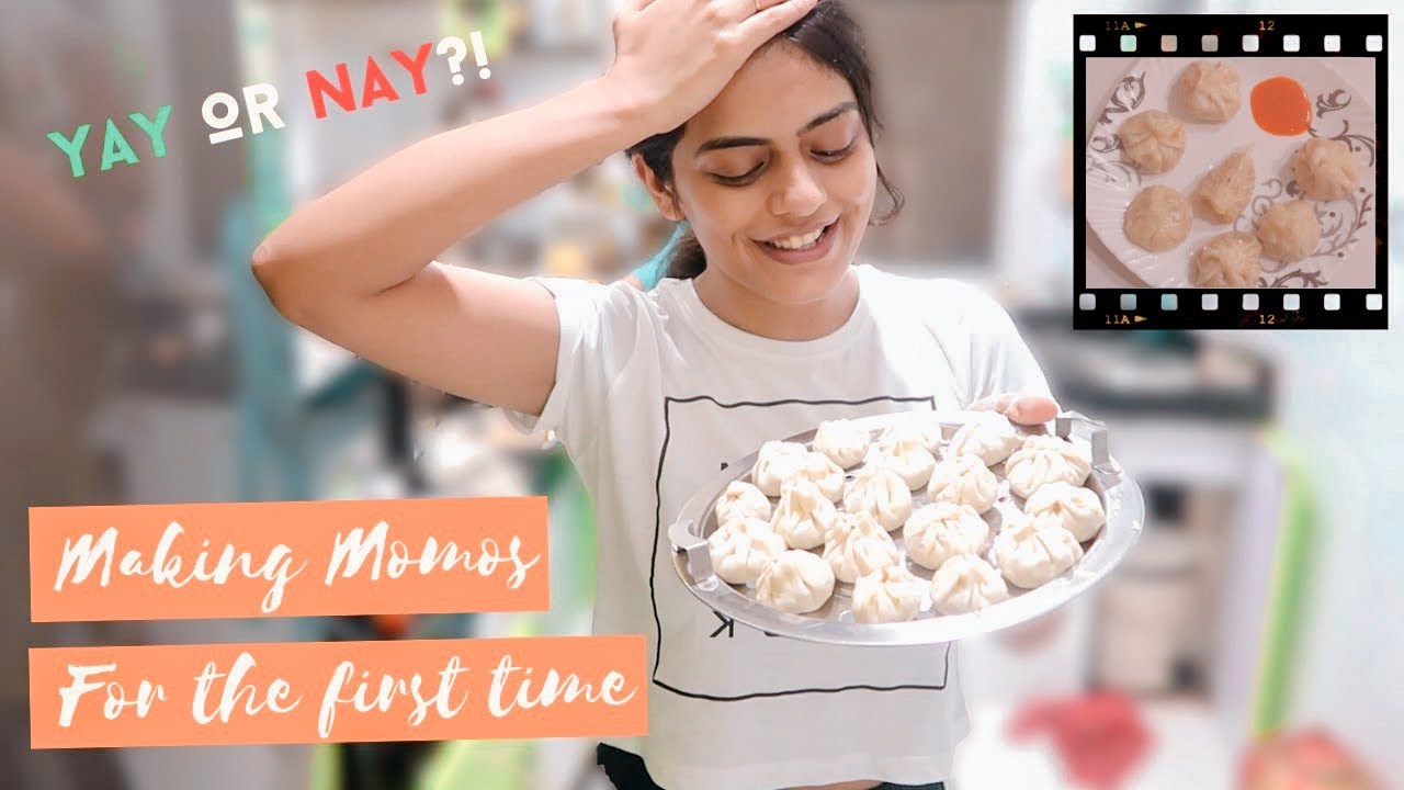 I Tried Making Veg Momos For The First Time #CookingWithDhwani | #DhwanisDiary