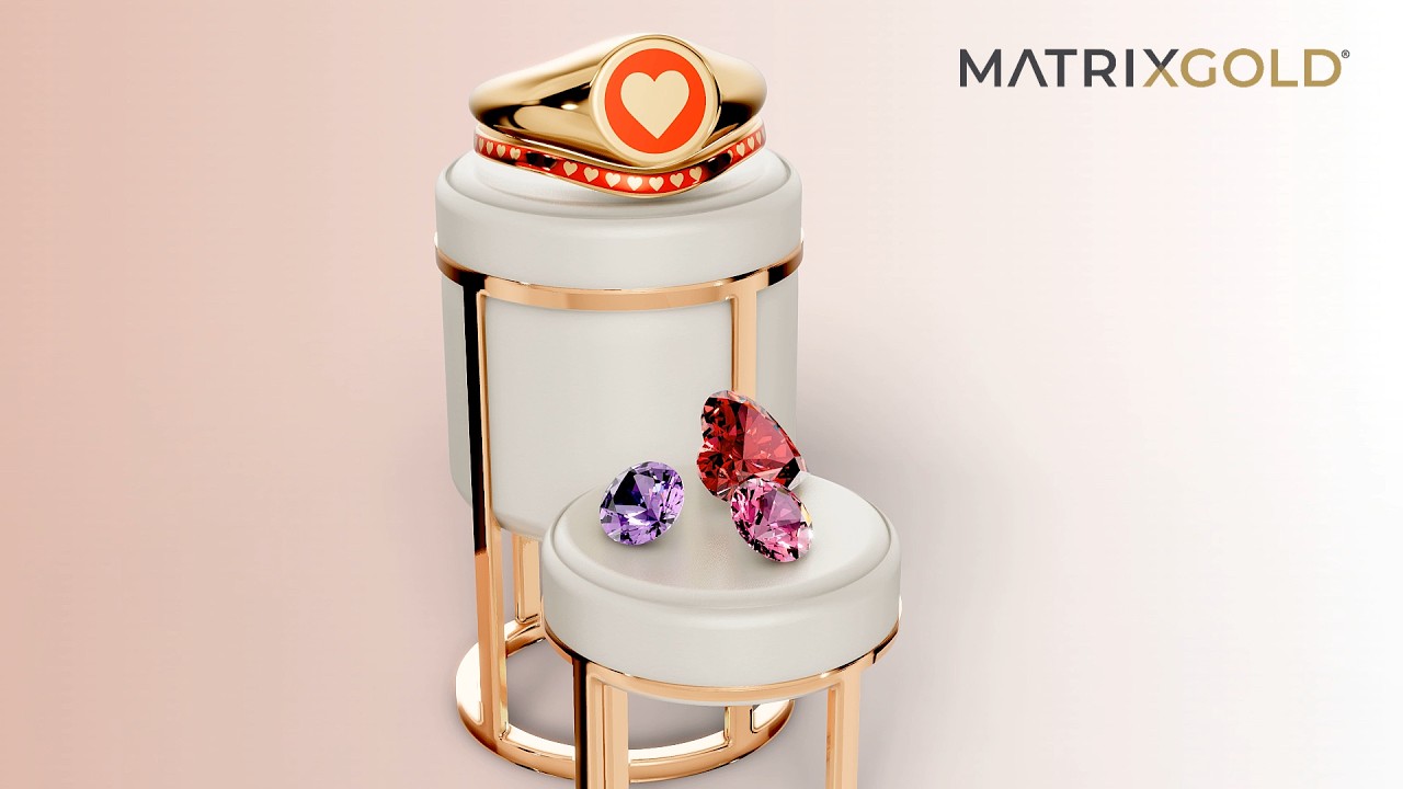 How to Design a Valentine’s Day Signet Ring in MatrixGold