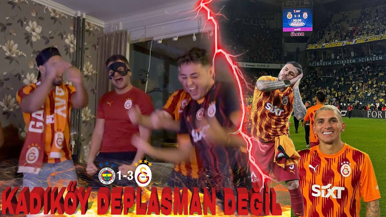 TEK EĞLENCE FENERBAHÇE, KADIKÖY BİZE DEPLASMAN DEĞİL🔥💤 FENERBAHÇE 1-3 GALATASARAY