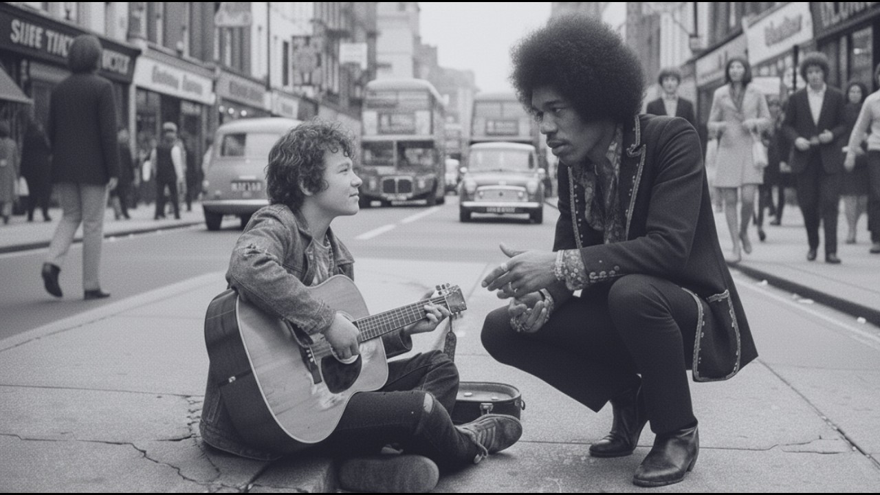 Jimi Hendrix Heard a Kid Playing His Song on a BROKEN Guitar—His Response Left Everyone CRYING