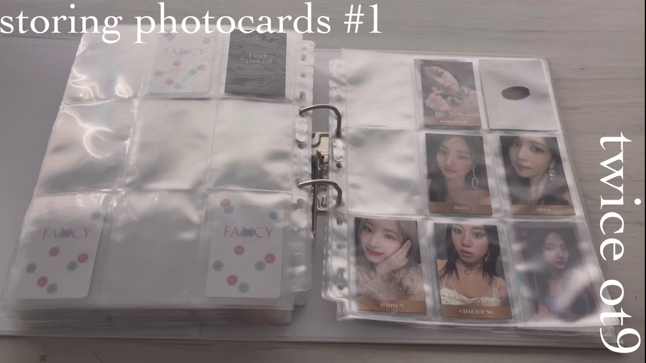 Storing photocards #1 | twice ot9 🧸