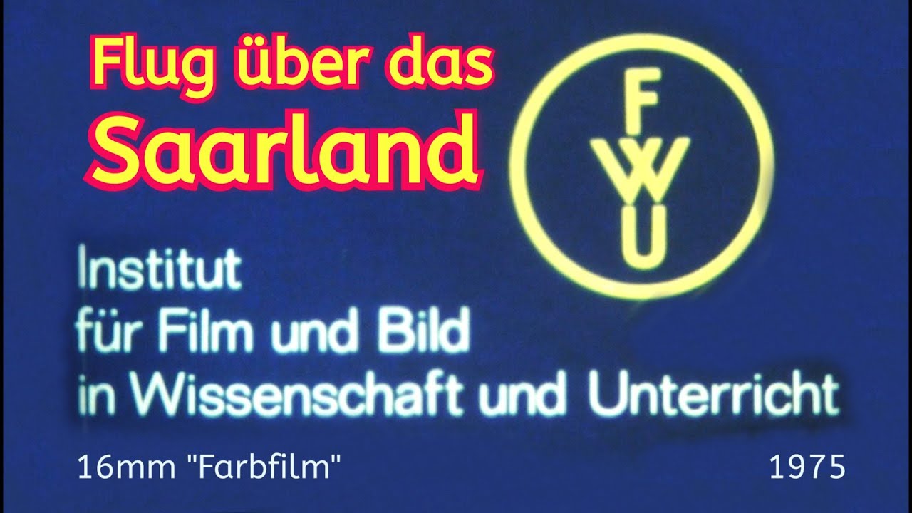 Flug über das Saarland 1975