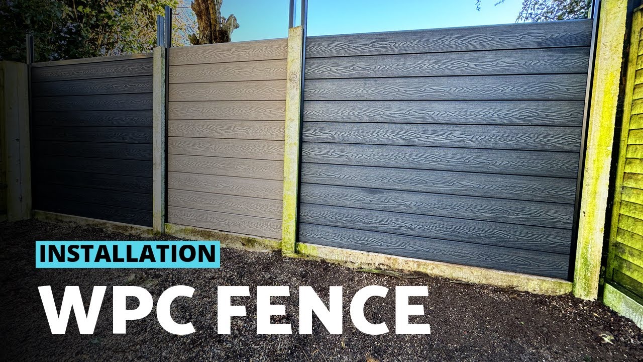 Wood Plastic Composite Fence | How to Install