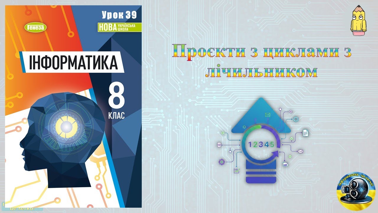 8 клас 39 урок. Проєкти з циклами з лічильником