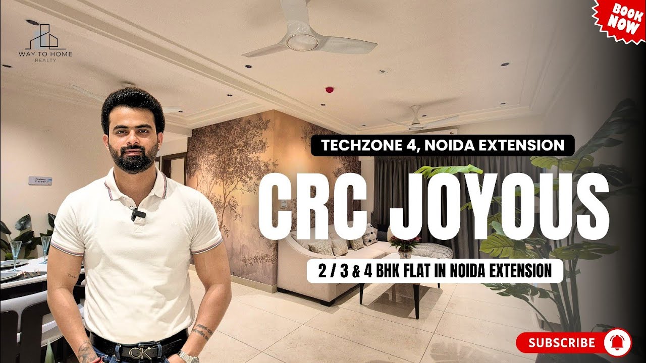 CRC Joyous || Techzone 4 Noida Ext. | 3 BHK Starts From 2.25 cr* | For More call +917065520908 |
