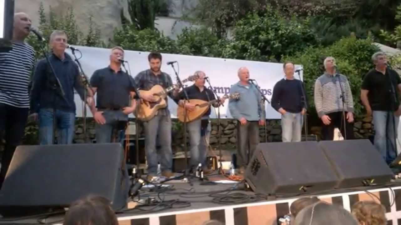 All the night long and Sugar in the hold. Port Isaac's Fisherman's Friends 2015