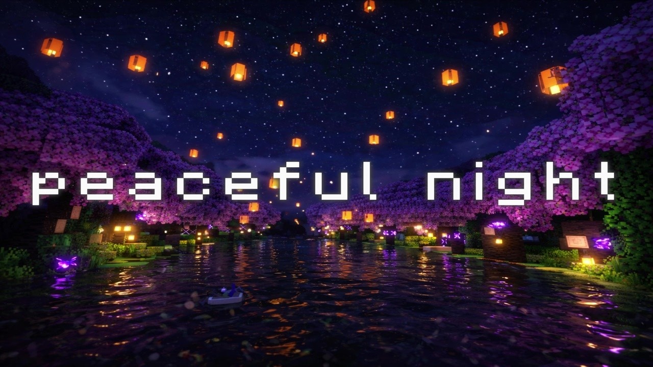 it's late, go to sleep.. (minecraft music & lake ambience)